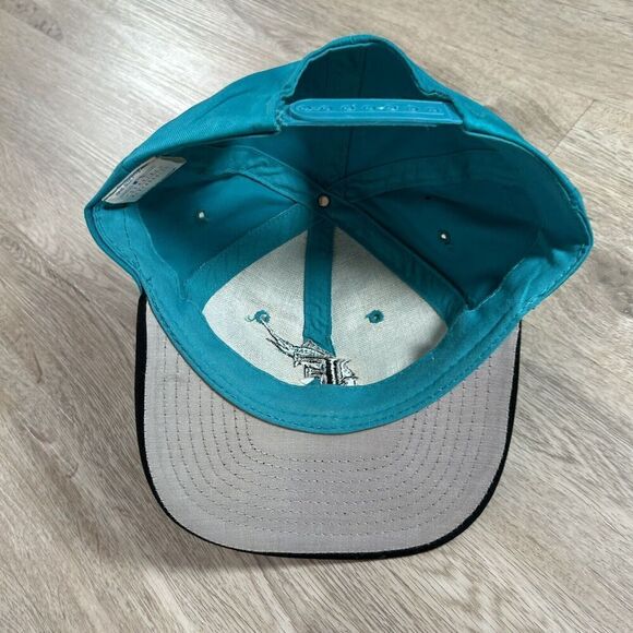 Vintage Florida Marlins Hat Snapback MLB Baseball Green‎ Universal Cap - Picture 3 of 10